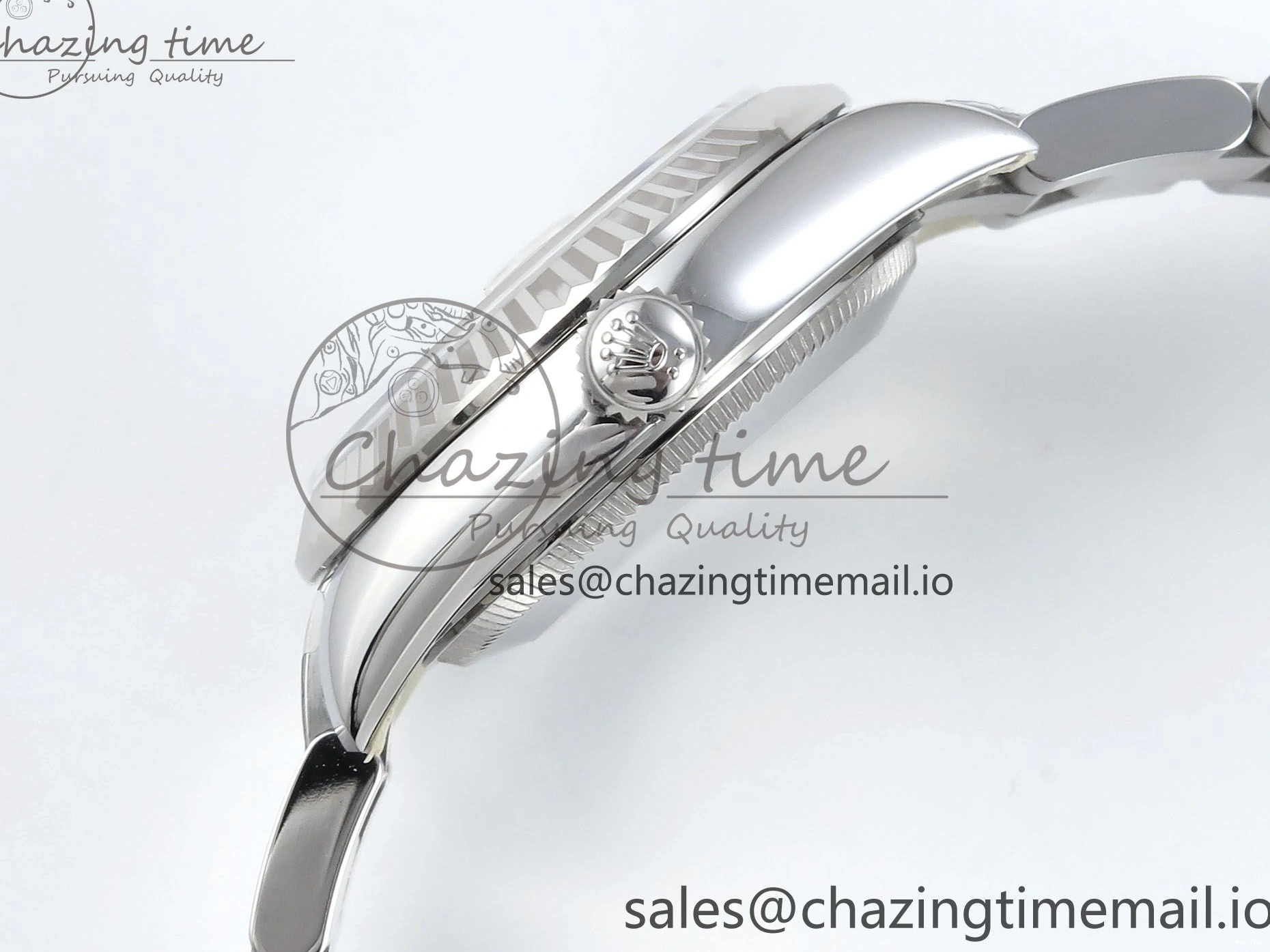MiroTime 0518 EasyMatch DateJust 31 278274 ARF 1:1 Best Edition 904L Steel Gray Roman Diamonds Dial on SS Oyster Bracelet ETA 550